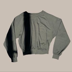 Hollister Olive green “boyfriend” shirt.